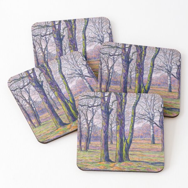 Item preview, Bois de Boulogne Forest France #2 1903 Henri Rivière designed and sold by RocketshipRetro.