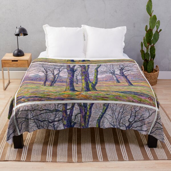 Item preview, Bois de Boulogne Forest France #2 1903 Henri Rivière designed and sold by RocketshipRetro.