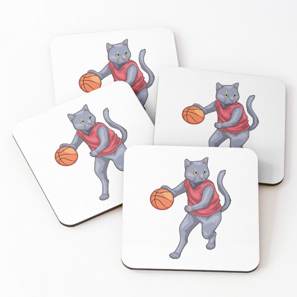 Item preview, Cat Basketball player Basketball designed and sold by Snabdesign84.