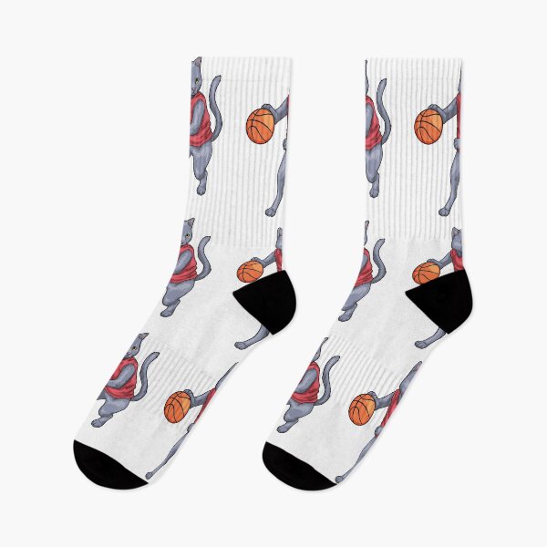 Artikelvorschau, Katze Basketballspieler Basketball entworfen und verkauft von Snabdesign84.
