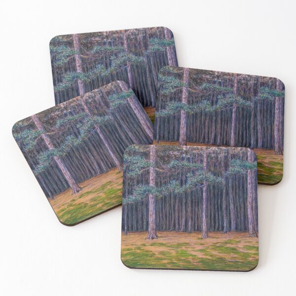 Item preview, Bois de Boulogne Forest France #3 1903 Henri Rivière designed and sold by RocketshipRetro.