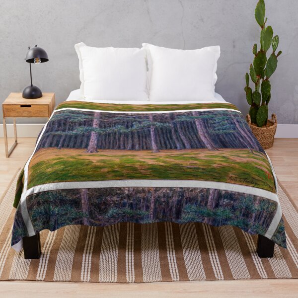 Item preview, Bois de Boulogne Forest France #3 1903 Henri Rivière designed and sold by RocketshipRetro.