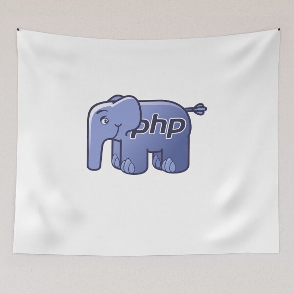 Item preview, PHP Language Official ElePHPant Mascot Logo Hoodie designed and sold by Rainwater Merch.