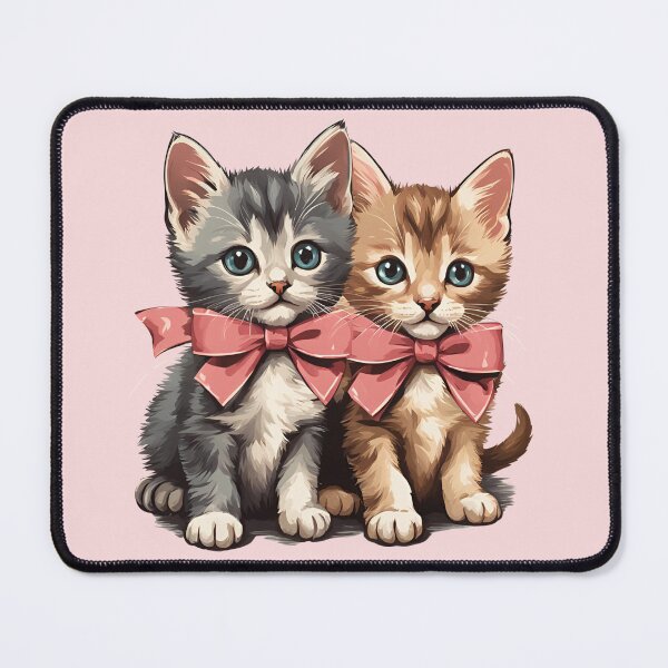 Item preview, Two Vintage Cats With Bow designed and sold by Fanverse Merchandise.