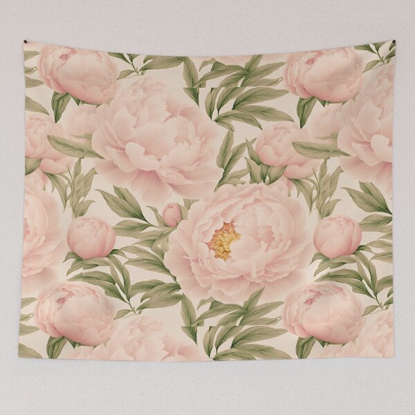 Item preview, Unique Home Decor: Digital Prints of Soft Pink Peonies for All Nature Lovers designed and sold by branaghbel.