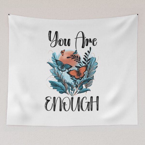 Item preview, You Are Enough (Butterflies) designed and sold by Shannon Rogers.