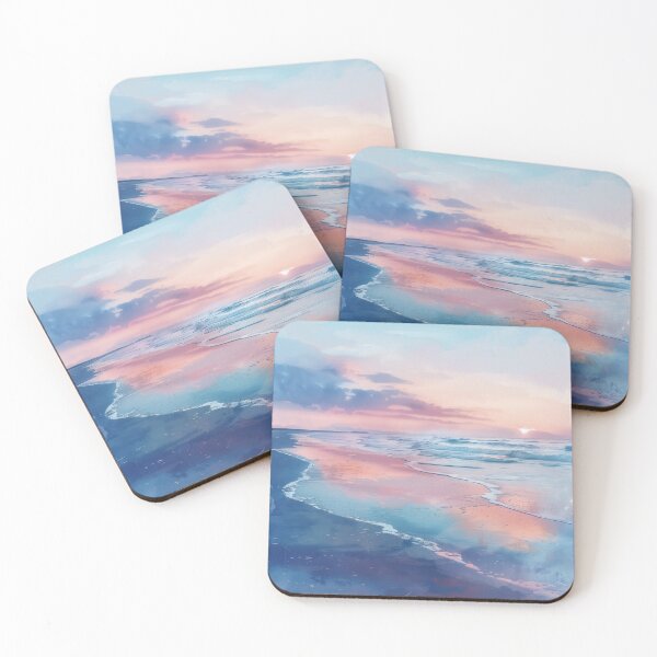 Item preview, Sunset Reflection on Tranquil Beach designed and sold by palmyst.