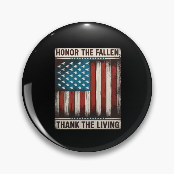Artikelvorschau, Honor the Fallen Thank the Living Memorial Day 4th July Patriotic entworfen und verkauft von Dressed For Duty.