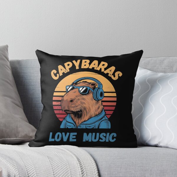 Item preview, Capybaras love music designed and sold by Channel1Design.
