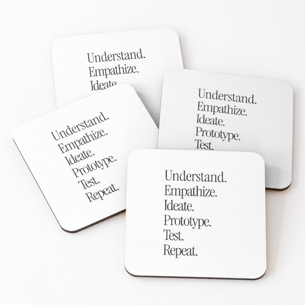 Item preview, Understand Empathize Ideate Prototype Test - UX Designer | Product Designer | UI Designer Stickers designed and sold by PoshPixel.