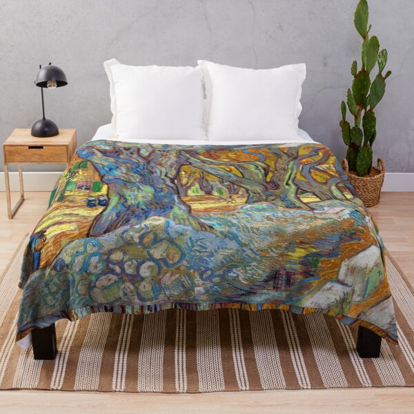 Item preview, Large Plane Trees, Road at Saint-Rémy 1889 Vincent Van Gogh designed and sold by RocketshipRetro.
