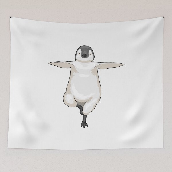 Item preview, Penguin Yoga Fitness Gymnastics designed and sold by Snabdesign84.