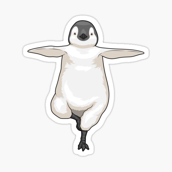 Item preview, Penguin Yoga Fitness Gymnastics designed and sold by Snabdesign84.