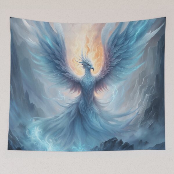 Item preview, Blue Flame Phoenix designed and sold by Syrupulse.