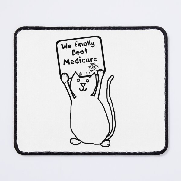 Item preview, Cat and We Finally Beat Medicare Joe Biden Quotes designed and sold by ellenhenry.