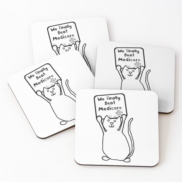 Item preview, Cat and We Finally Beat Medicare Joe Biden Quotes designed and sold by ellenhenry.
