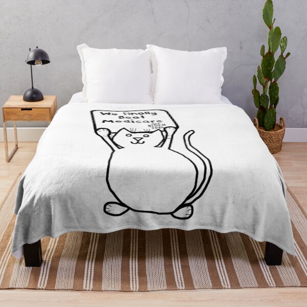 Item preview, Cat and We Finally Beat Medicare Joe Biden Quotes designed and sold by ellenhenry.