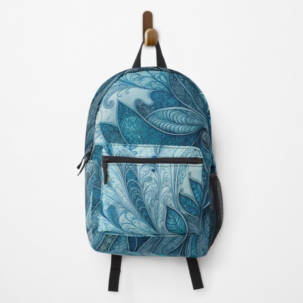 Item preview, Zentangle blue pattern designed and sold by pixelbts.