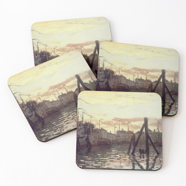 Item preview, The Port at Zaandam - 1871 - Claude Monet designed and sold by dottyshai.