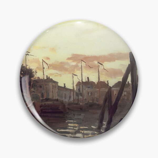 Item preview, The Port at Zaandam - 1871 - Claude Monet designed and sold by dottyshai.