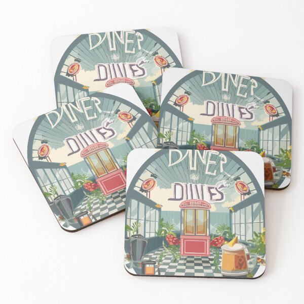 Item preview, Nostalgic Bites: Retro Diners designed and sold by bb-15artstudio.