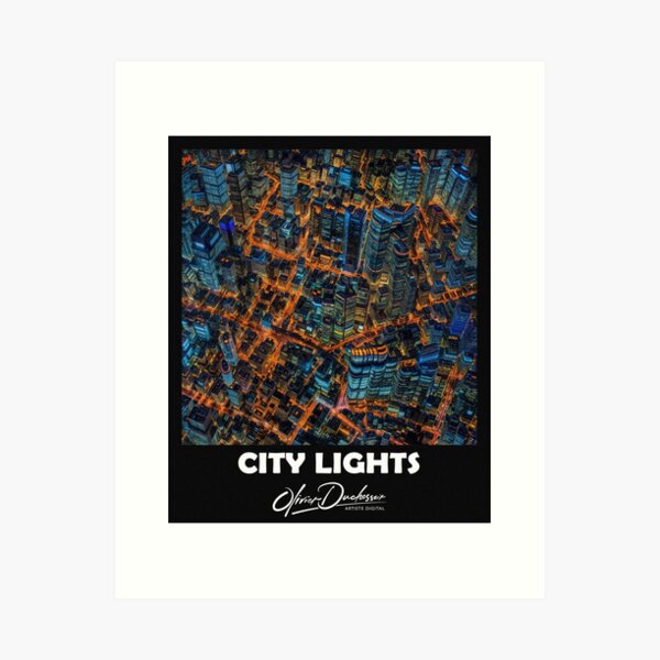 Aperçu de l'œuvre City lights 23 créée et vendue par olivier duchossoir.