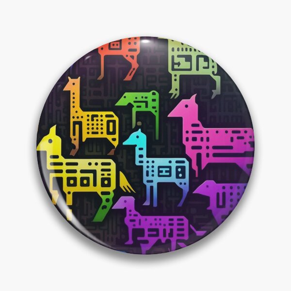 Item preview, Hieroglyphic QR Cute Animals designed and sold by Syrupulse.