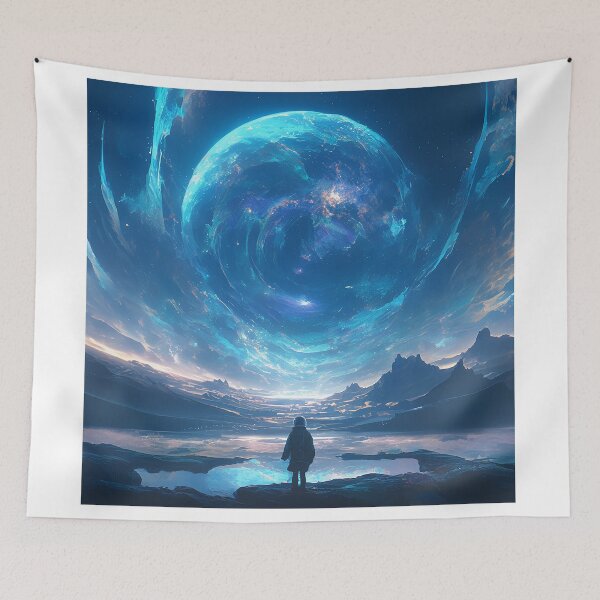 Item preview, Woman Gazing at Planet in the Sky designed and sold by Christian Weiss.