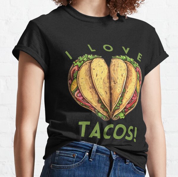Item preview, I love Tacos Heart designed and sold by wowshopmw.