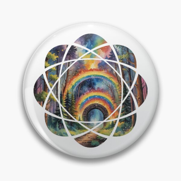 Item preview, Rainbow Portal 2.0 Mandala designed and sold by LadyLunaStar.