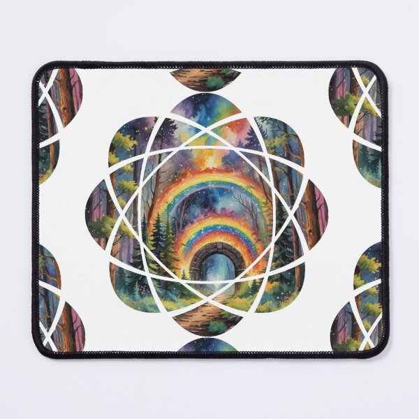 Item preview, Rainbow Portal 2.0 Mandala designed and sold by LadyLunaStar.