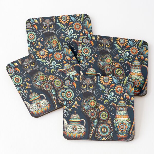 Item preview, Floral Feline designed and sold by M-Y-A-R-T-.