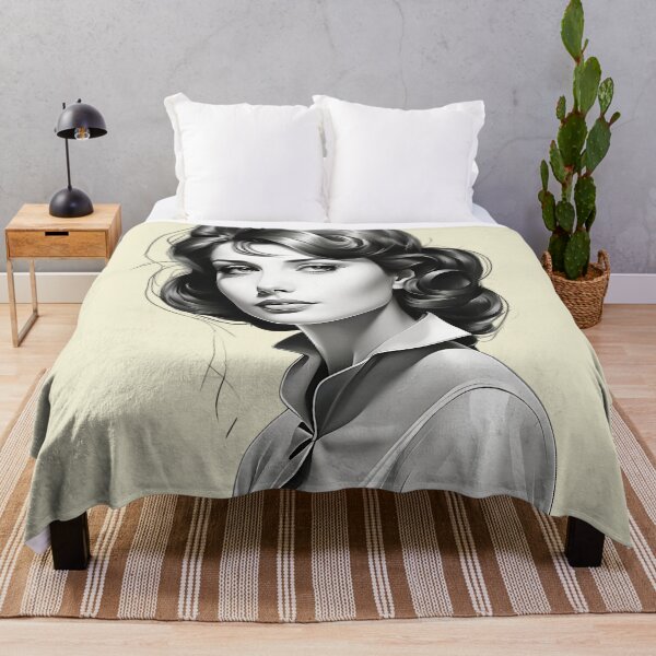 Item preview, Vintage Glamour, Monochrome Portrait designed and sold by SportyAndArtful.
