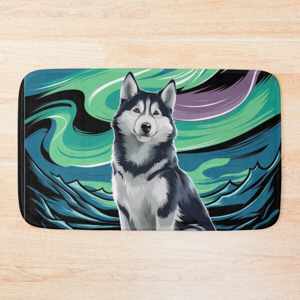 Item preview, Majestic Husky Under Northern Lights - Husky Dog Lover designed and sold by Kashear.