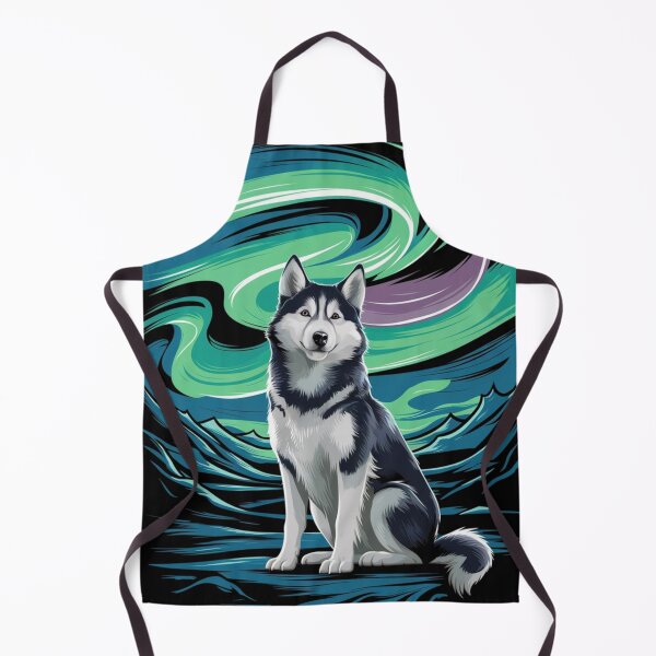 Item preview, Majestic Husky Under Northern Lights - Husky Dog Lover designed and sold by Kashear.