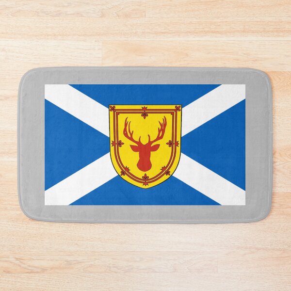 Item preview, Scottish Saltire Flag with Stag Deer Head Shield (Bratach shalainn na h-Alba le sgiath cheann fèidh) designed and sold by JonathanR1994.