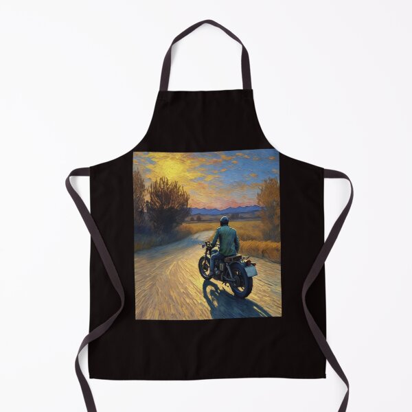 Item preview, "Motorcyclist at Sunset" designed and sold by Artisticanvas.