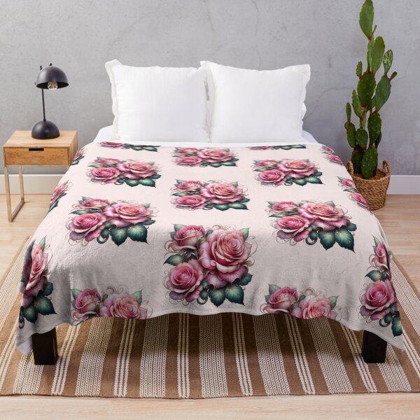 Item preview, Beautiful abstract pink roses, fantasy art designed and sold by LoneAngel.