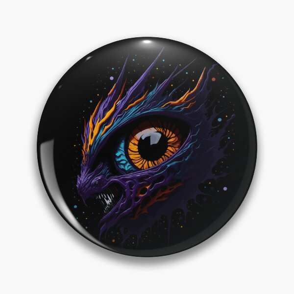 Item preview, Unveiling Mystique: The Dragon Eye Illustration designed and sold by printerrificart.
