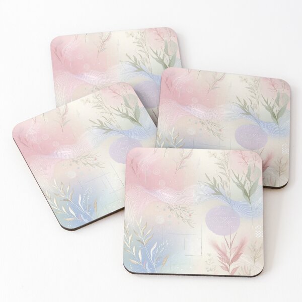 Item preview, A gentle seamless background in pastel tones with light effects, soft textures, and delicate geometric patterns designed and sold by Nataliya Kretsu.