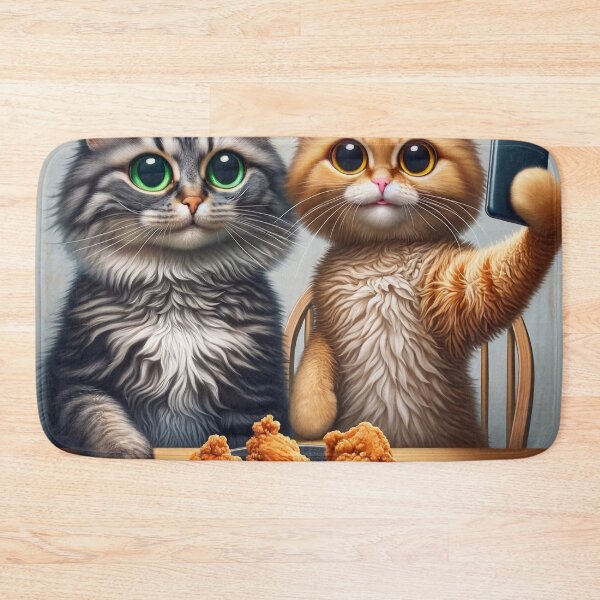 Item preview, Cats Taking Selfie designed and sold by M-Y-A-R-T-.