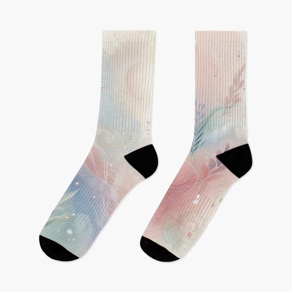 Item preview, A gentle seamless background in pastel tones with light effects, soft textures, and delicate geometric patterns designed and sold by Nataliya Kretsu.
