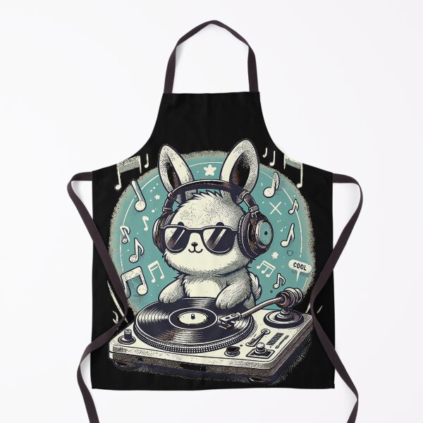 Item preview, Cool vintage DJ Rabbit designed and sold by lliiaa1111.