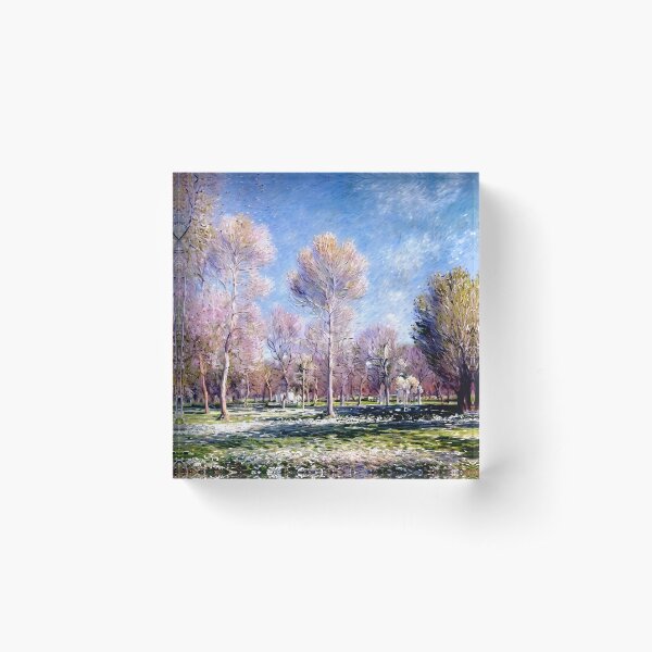 Aperçu de l'œuvre Le printemps à Giverny - Célébrer la beauté luxuriante et les fleurs éclatantes  créée et vendue par artdesignsnow.