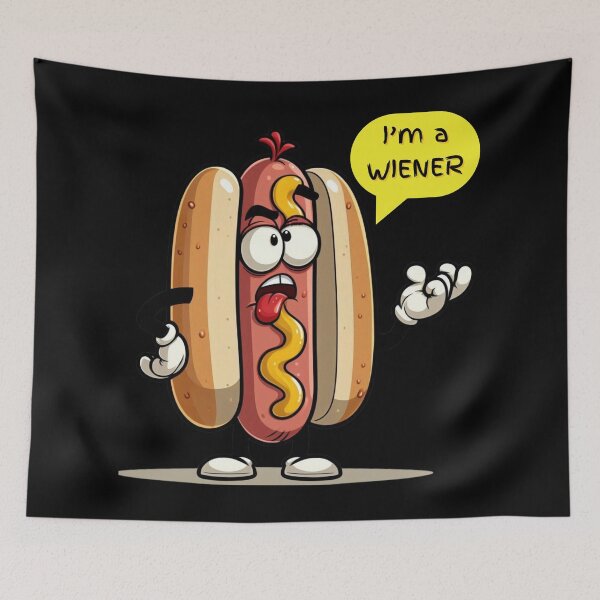 Item preview, Funny Hot Dog Wiener 4th of July Im A Wiener designed and sold by AlpacaSmokes.