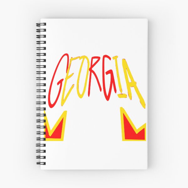 Item preview, Georgia text distorted in red and yellow colours designed and sold by theodorafou.