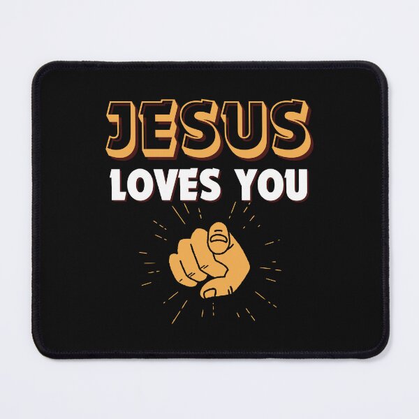 Artikelvorschau, Jesus liebt dich - Lustige Erinnerung an Gottes Liebe, christlich entworfen und verkauft von Ceramic Scripture.