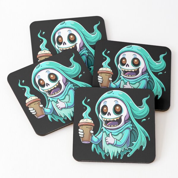 Item preview, ghost with coffee designed and sold by jkrphoto.