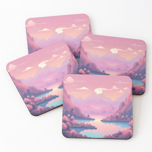 Item preview, Pastel Pixel Gaming Landscape designed and sold by Fanverse Merchandise.