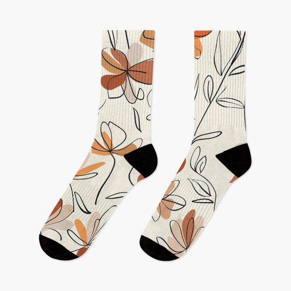 Item preview, Autumn Line Art Flowers  designed and sold by NesaArtSpace.